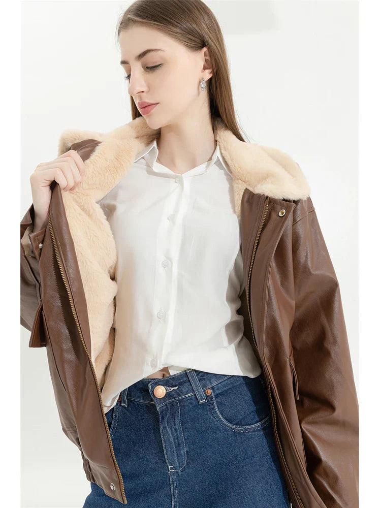 Jaqueta Feminina Para Inverno Estilo Vintage - (Promoção de Inverno 2026)