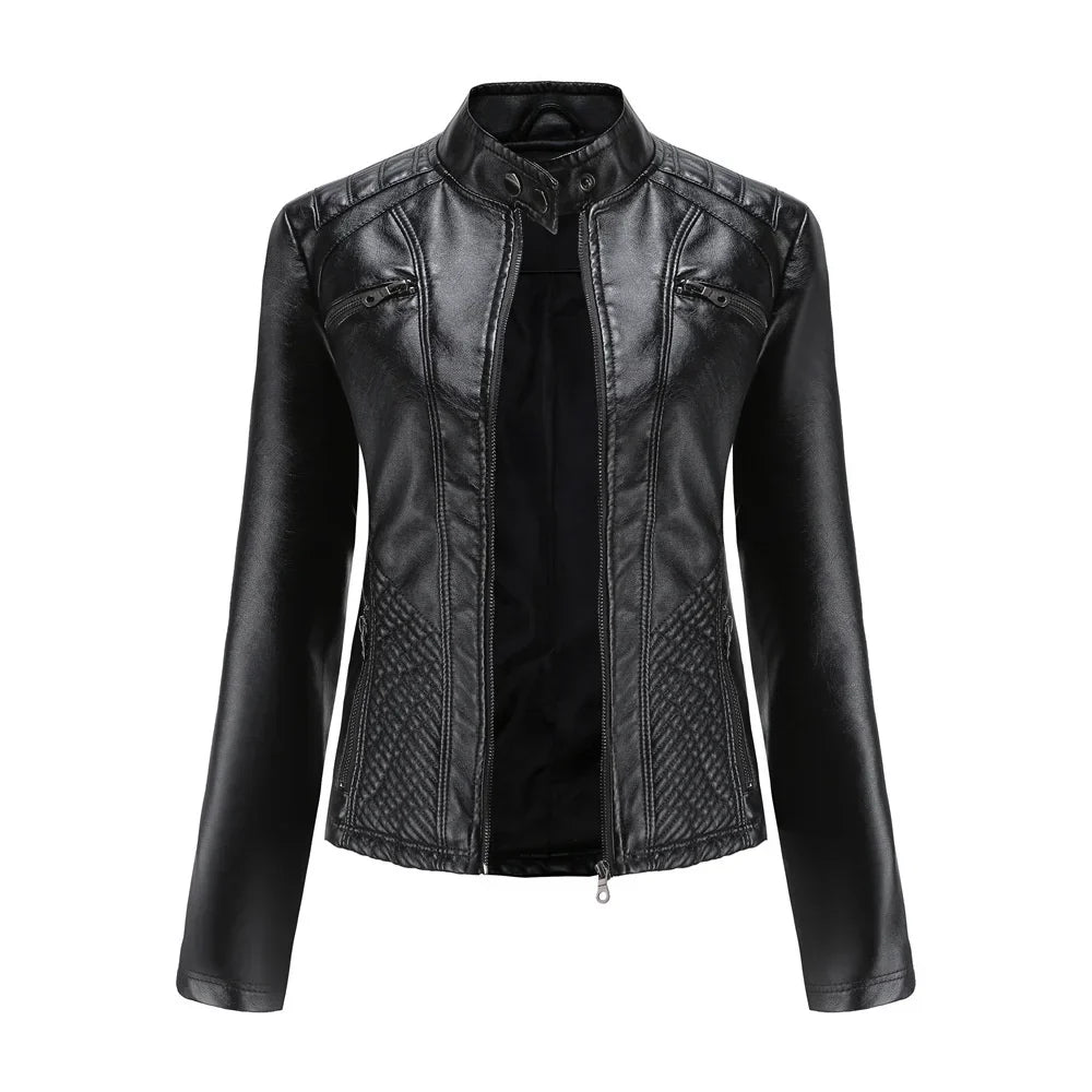 Jaqueta Feminina Casual com Zíper Estilo Streetwear - (Promoção de Inverno )