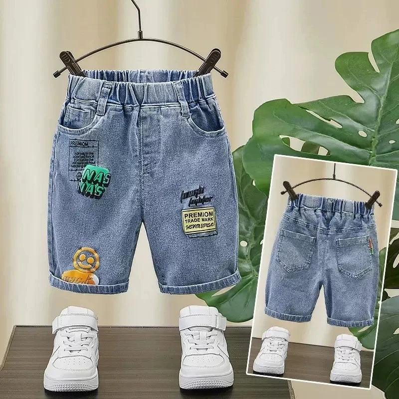 Shorts Infantis Verão Meninos Jeans - Loja Conjunto Infantil