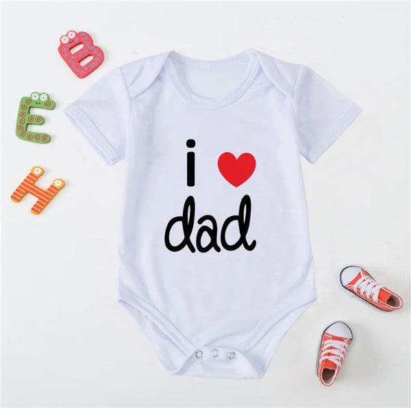 Body Infantil "I Love MOM&DAD - Loja Conjunto Infantil