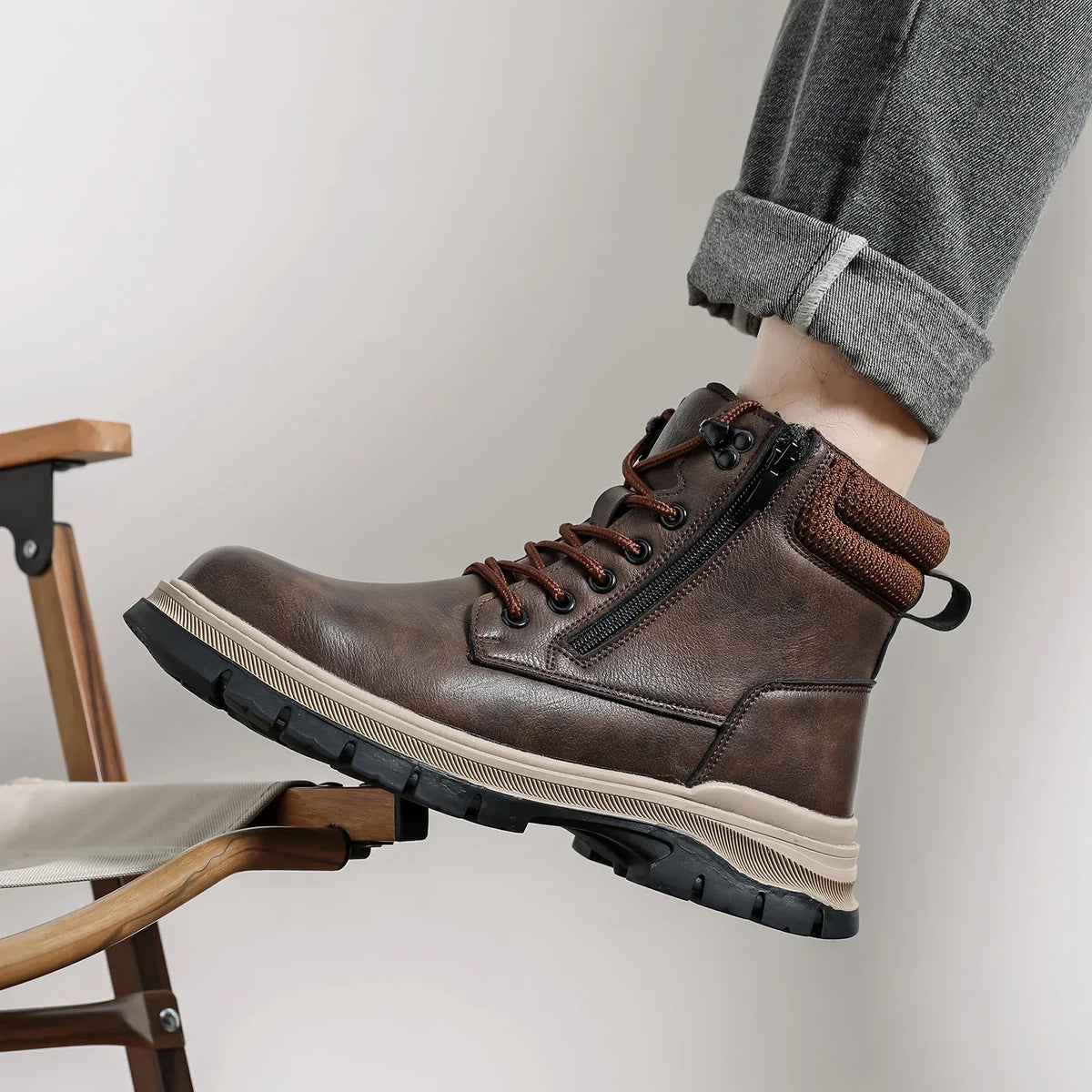 Bota Masculina Para Inverno Solado Antiderrapante - (Promoção de Inverno 2026)