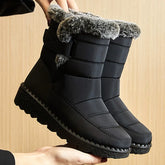 Bota Feminina Para Inverno Impermeável Salto Baixo (Promoção de Inverno 2026)