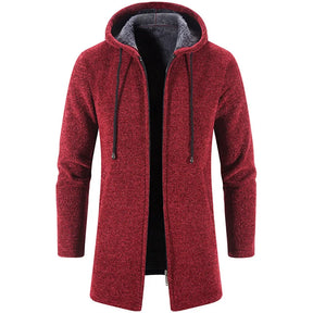 Moletom Masculino com Zíper Oversize e Capuz