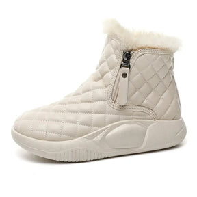 Bota Feminina Para Inverno com Zíper Solado Grosso ( Promoção )