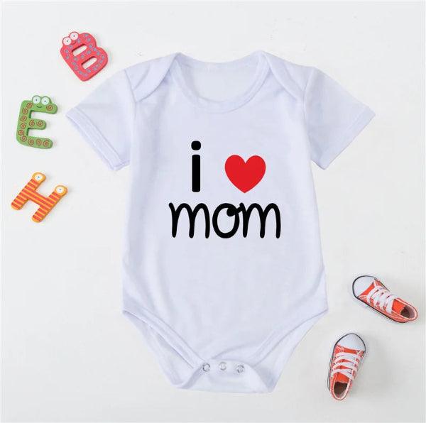 Body Infantil "I Love MOM&DAD - Loja Conjunto Infantil