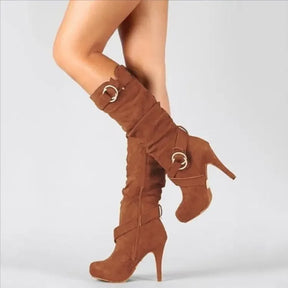 Bota Feminina Cano Alto Salto Fino (Promoção de Inverno )
