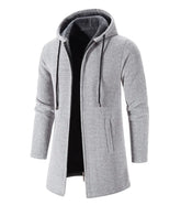 Moletom Masculino com Zíper Oversize e Capuz