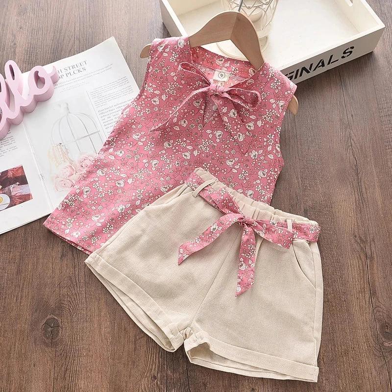 Conjunto Short e Blusa Feminino Casual - Loja Conjunto Infantil