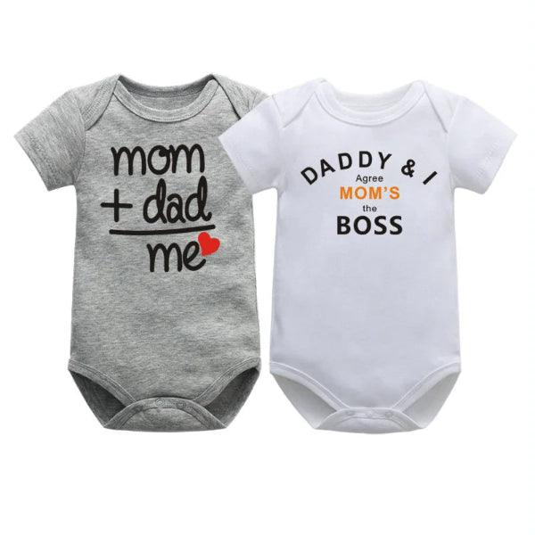 Body Infantil "I Love MOM&DAD - Loja Conjunto Infantil