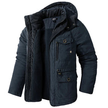 Jaqueta Masculina Tática com Capuz Forro Fleece e Bolsos - (Promoção de Inverno 2026)