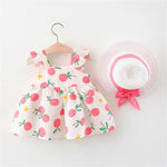 Vestido_Bebe_Menina_com_Chapeu_rosa_conjunto_infantil