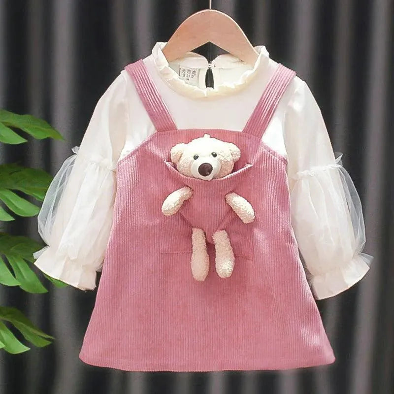 Vestido_Infantil_Menina_Rosa_Loja_Conjunto_Infantil