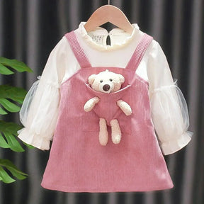 Vestido_Infantil_Menina_Rosa_Loja_Conjunto_Infantil