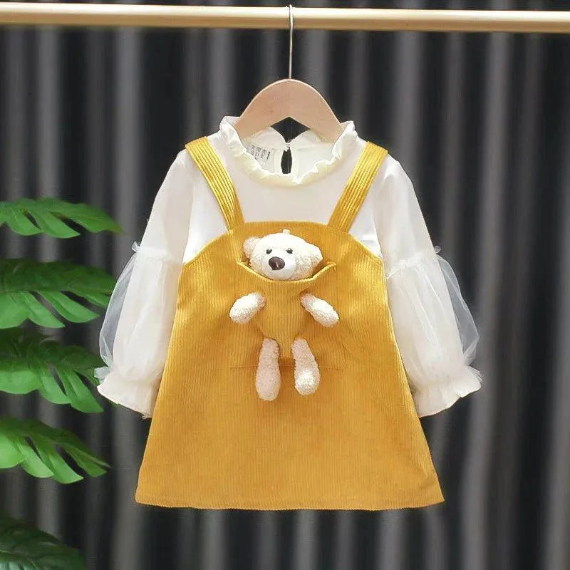 Vestido_Infantil_Menina_Amarelo_Loja_Conjunto_Infantil