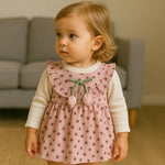 Vestido_Infantil_Rosa_casual_de_aniversario_Conjunto_infantil1