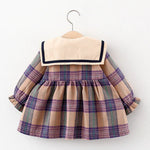 Vestido_para_Bebes_xadrez_Roxo_Loja_Conjunto_Infantil