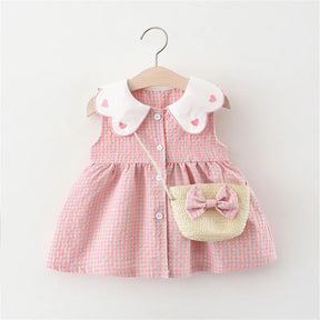 Vestido-para-Recém Nascido_rosa_conjunto_infantil