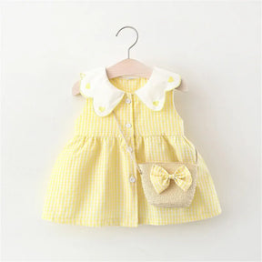 Vestido-para-Recém Nascido_amarelo_conjunto_infantil