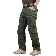 (Compre 1 Leve 2) Calça Tática Masculina Cargo Militar com 8 Bolsos, Resistente à Água e Desgaste