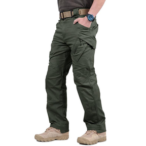 (Compre 1 Leve 2) Calça Tática Masculina Cargo Militar com 8 Bolsos, Resistente à Água e Desgaste
