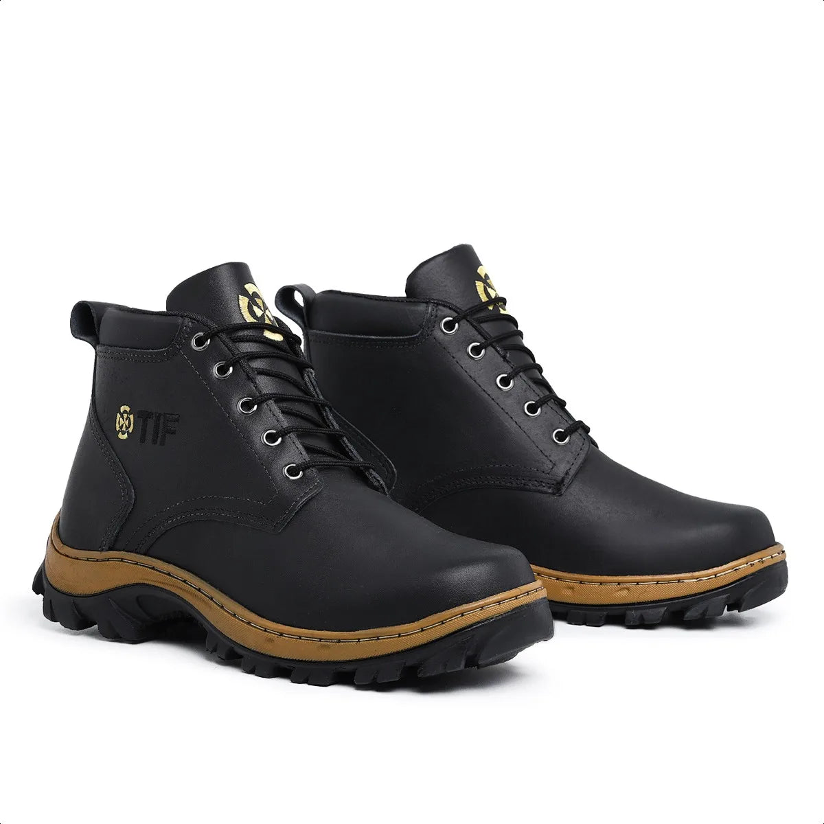 Bota Coturno Masculina com Design Robusto Estilo Sofisticado