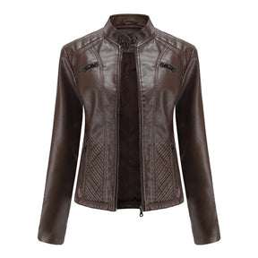 Jaqueta Feminina Casual com Zíper Estilo Streetwear - (Promoção de Inverno )