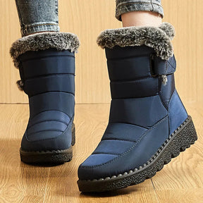 Bota Feminina Para Inverno Impermeável Salto Baixo - Conjunto Inverno