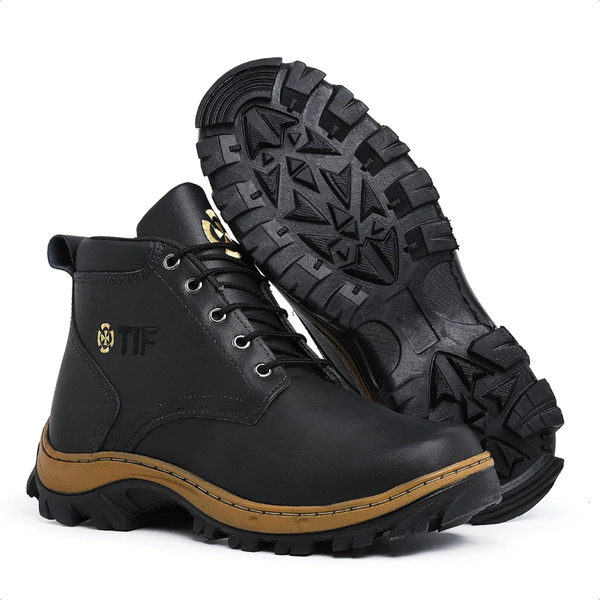 Bota Coturno Masculina com Design Robusto Estilo Sofisticado