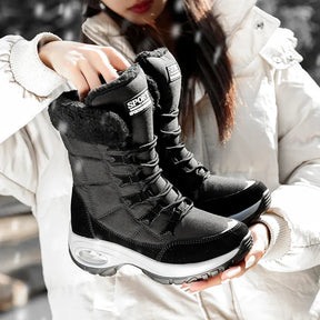 Bota Feminina Cano Alto Impermeável - (Promoção Conjunto Inverno )