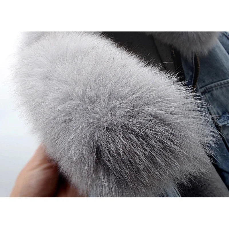 Jaqueta Jeans Feminina com Forro Para Inverno – (Promoção de Inverno 2026)