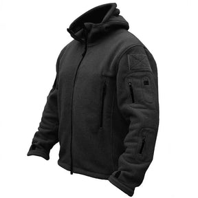 Jaqueta Masculina Tática com Capuz e Forro Fleece - (Promoção de Inverno 2026)
