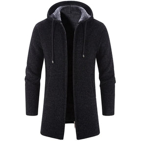 Moletom Masculino com Zíper Oversize e Capuz
