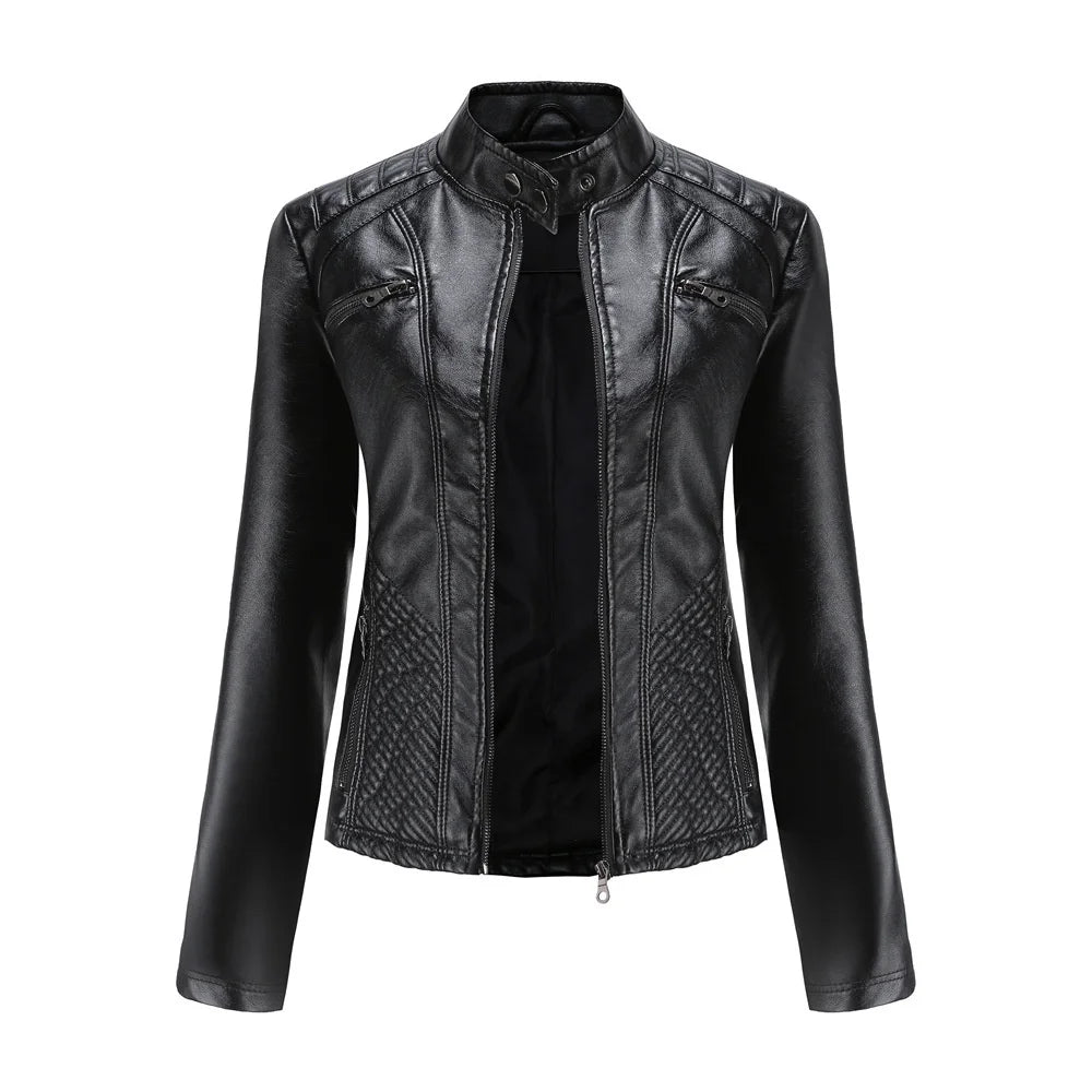 Jaqueta Feminina Casual com Zíper Estilo Streetwear - (Promoção de Inverno )