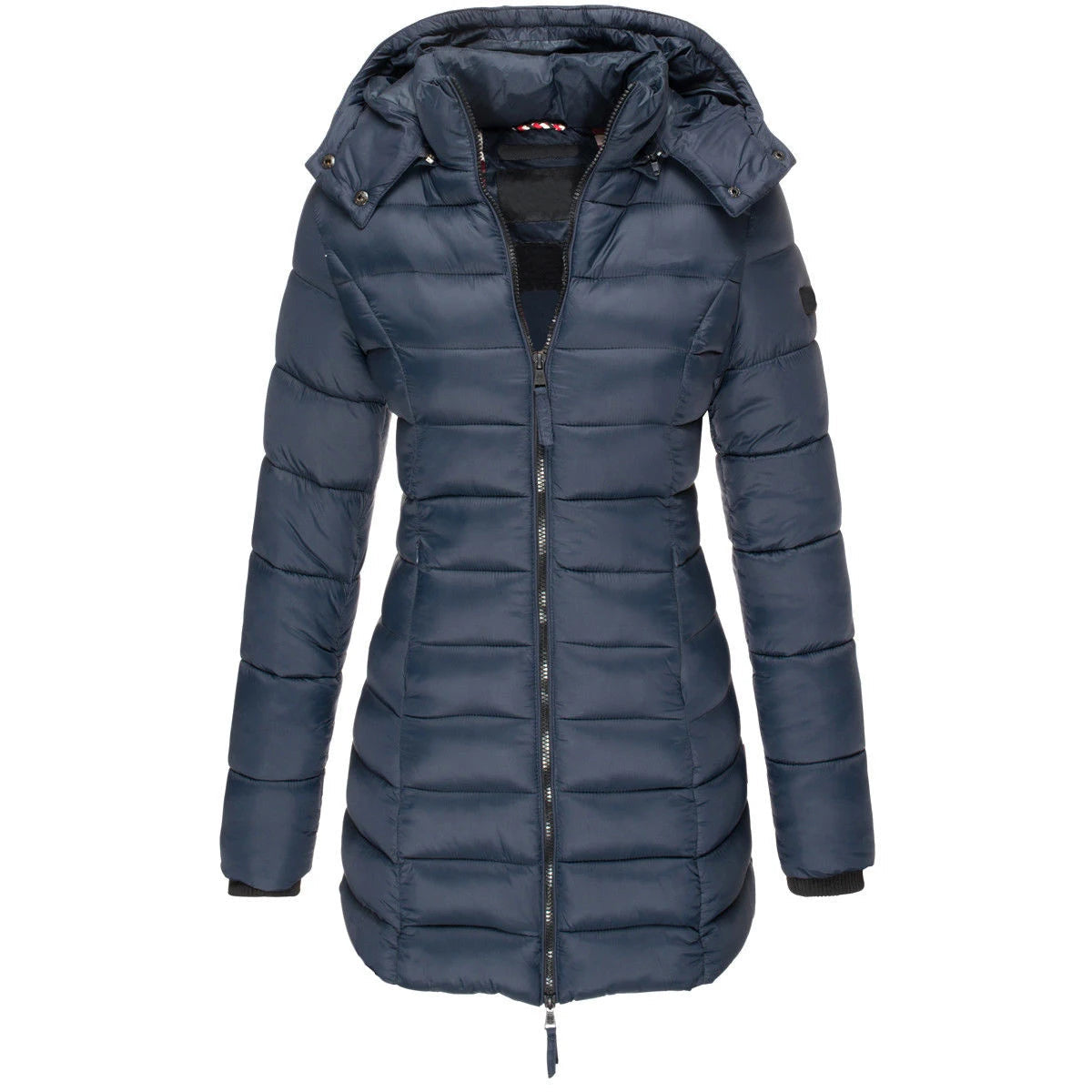 Casaco Feminino de Inverno com Capuz e Zíper - Acolhedor, Elegante e Leve