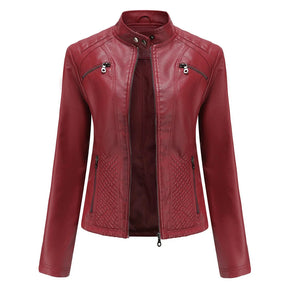 Jaqueta Feminina Casual com Zíper Estilo Streetwear - (Promoção de Inverno )