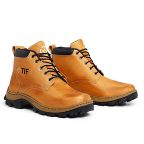 Bota Coturno Masculina com Design Robusto Estilo Sofisticado