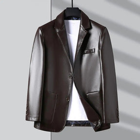 Jaqueta Masculina Gola Lapela Estilo Casual Elegante – (Promoção de Inverno 2026)