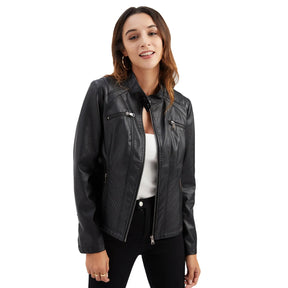 Jaqueta Feminina Casual com Zíper Estilo Streetwear - (Promoção de Inverno )