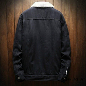 Jaqueta Jeans Masculina Inverno com Lã Interna
