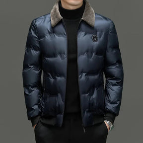 Jaqueta Masculina Acolchoada Veludo Plush - (PROMOÇÃO DE INVERNO 2026)