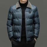 Jaqueta Masculina Acolchoada Veludo Plush - (PROMOÇÃO DE INVERNO 2026)