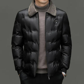Jaqueta Masculina Acolchoada Veludo Plush - (PROMOÇÃO DE INVERNO 2026)
