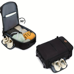 Mochila de Viagem com Rodas Unissex - Resistente à Água, Notebook 17" - PROMOÇÃO OUTUBRO