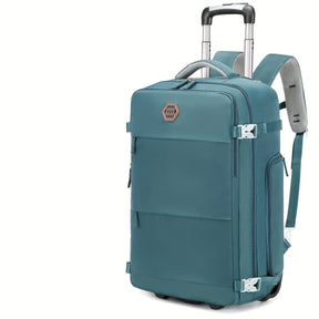 Mochila de Viagem com Rodas Unissex - Resistente à Água, Notebook 17" - PROMOÇÃO OUTUBRO