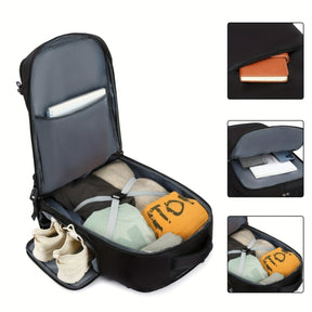 Mochila de Viagem com Rodas Unissex - Resistente à Água, Notebook 17" - PROMOÇÃO OUTUBRO