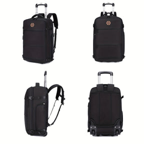 Mochila de Viagem com Rodas Unissex - Resistente à Água, Notebook 17" - PROMOÇÃO OUTUBRO