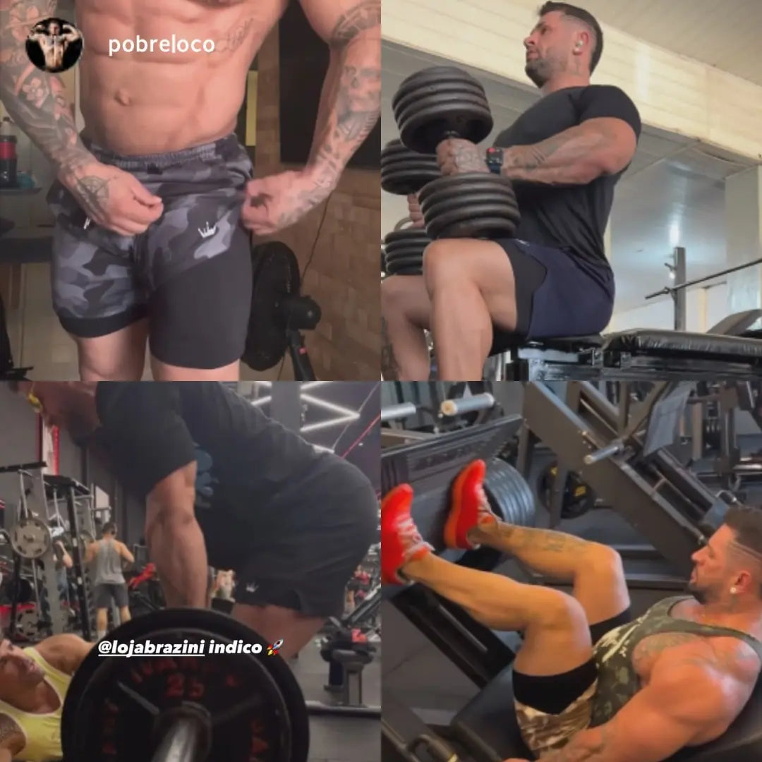Shorts Dry-Fit™ de Compressão CJ - COMPRE 1 LEVE 2